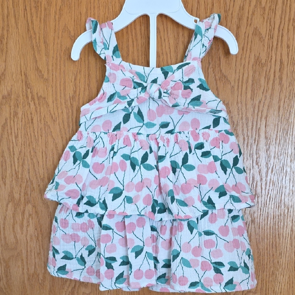 koalababy Girl's Cherry-Print Tiered Sundress